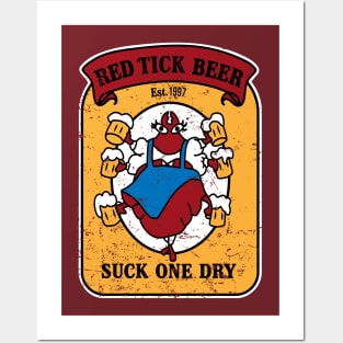 Red Tick Beer Posters and Art
